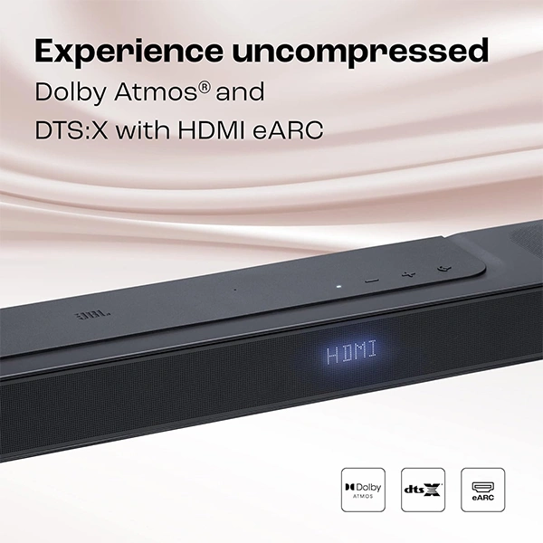 JBL Bar 1000 Pro, 11.1 (7.1.4) Channel Truly Wireless Soundbar
