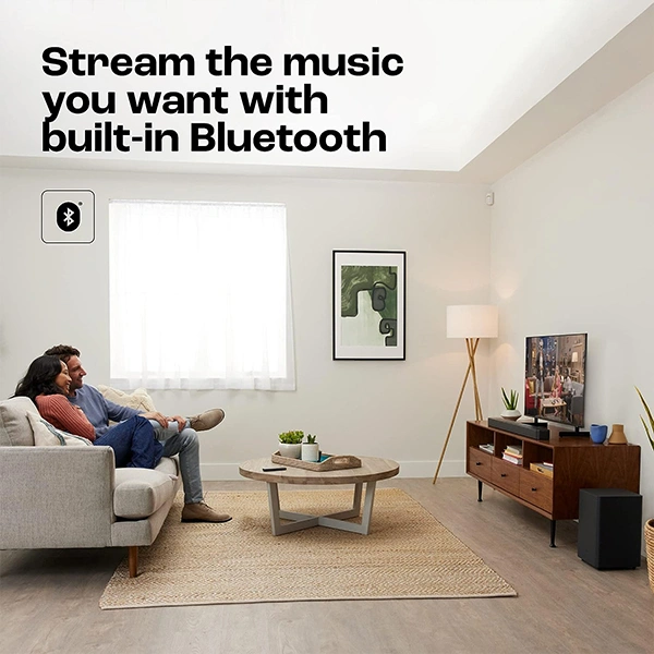JBL Bar 2.1 Deep Bass (MK2) Soundbar with 6.5” Down-Firing Wireless Subwoofer - Black, Blue, Green