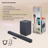 JBL Bar 500 Pro 5.1 Channel Dolby Atmos Soundbar with Wireless Subwoofer - Black, Blue, Green