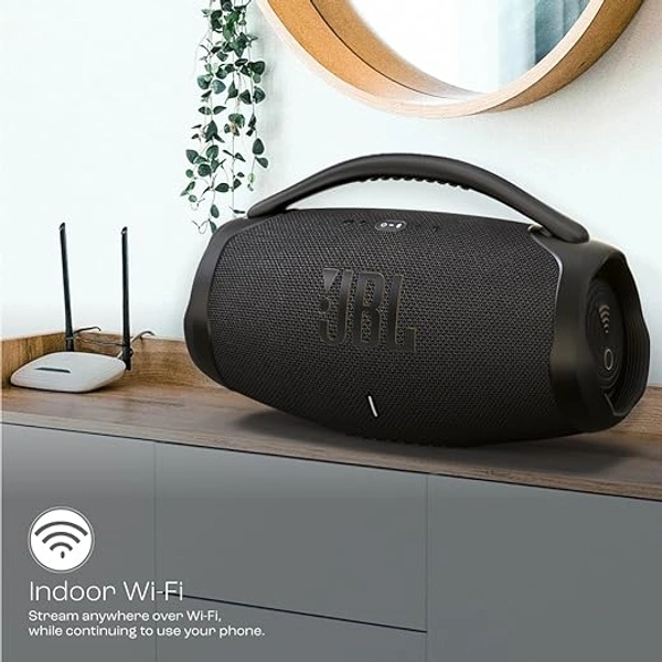 JBL Boombox 3 Wi-Fi Wireless Portable Bluetooth Speaker