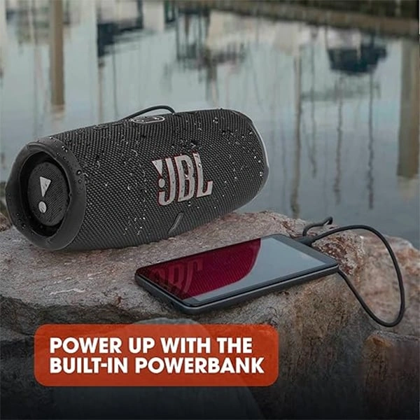 JBL Charge 5 Wi-Fi Wireless Portable Bluetooth Speaker - Grey - Grey