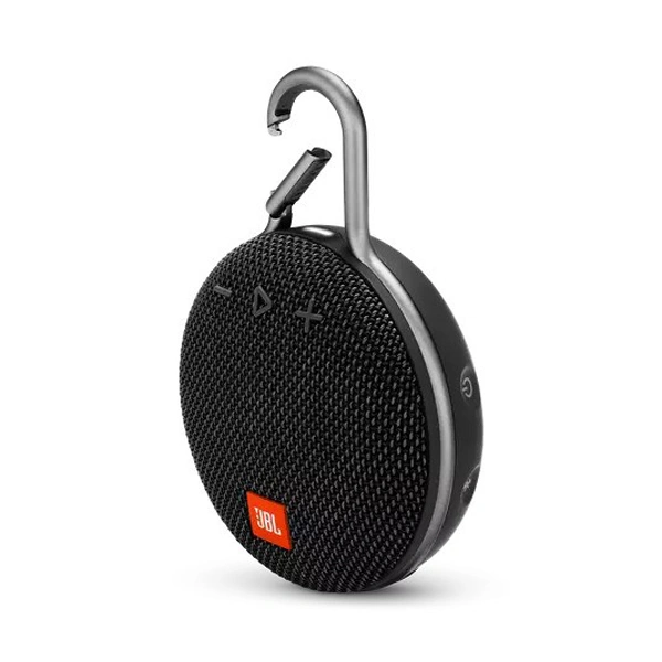 JBL Clip 3 Portable Bluetooth Speaker - Black - Black
