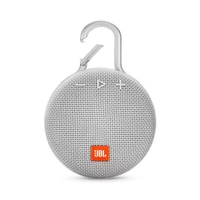 JBL Clip 3 Portable Bluetooth Speaker - Silver - Silver
