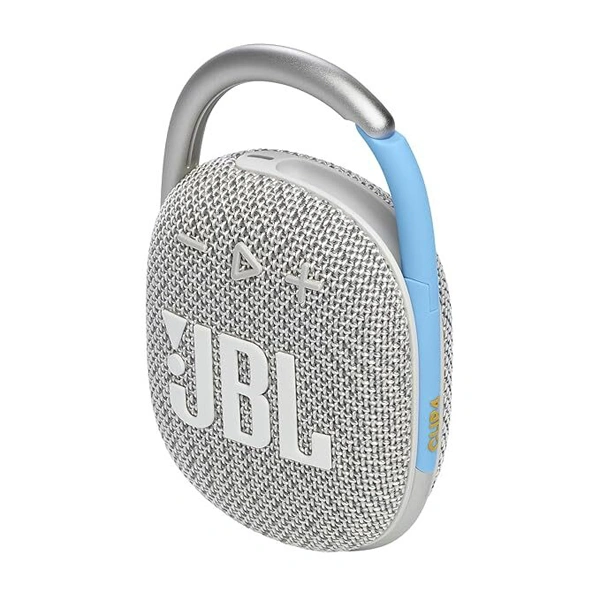 JBL Clip 4 Eco Ultra Portable Bluetooth Speaker - Silver - Silver
