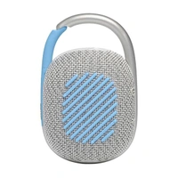 JBL Clip 4 Eco Ultra Portable Bluetooth Speaker - Silver - Silver