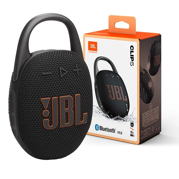 JBL Clip 5 Portable Bluetooth Speaker - Red - Red