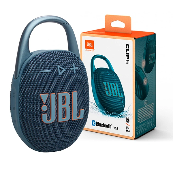 JBL Clip 5 Portable Bluetooth Speaker - Blue - Blue