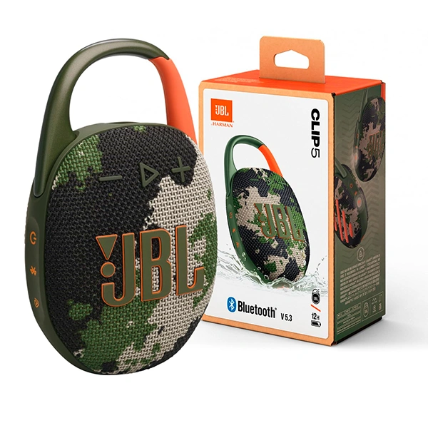 JBL Clip 5 Portable Bluetooth Speaker - Squad - Squad