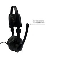 JBL Commercial UH20 USB Headset with Cardioid Microphone for Online Classes, Conference Calls, Video Calls