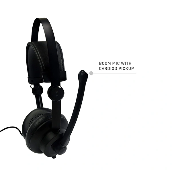 JBL Commercial UH20 USB Headset with Cardioid Microphone for Online Classes, Conference Calls, Video Calls