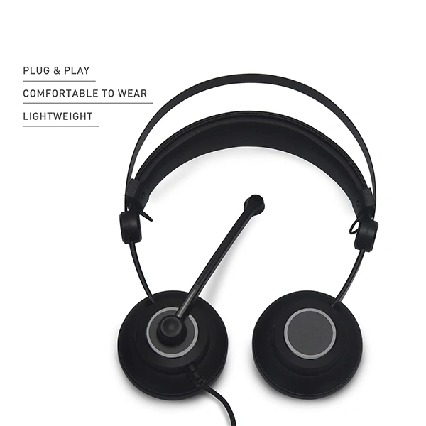 JBL Commercial UH20 USB Headset with Cardioid Microphone for Online Classes, Conference Calls, Video Calls