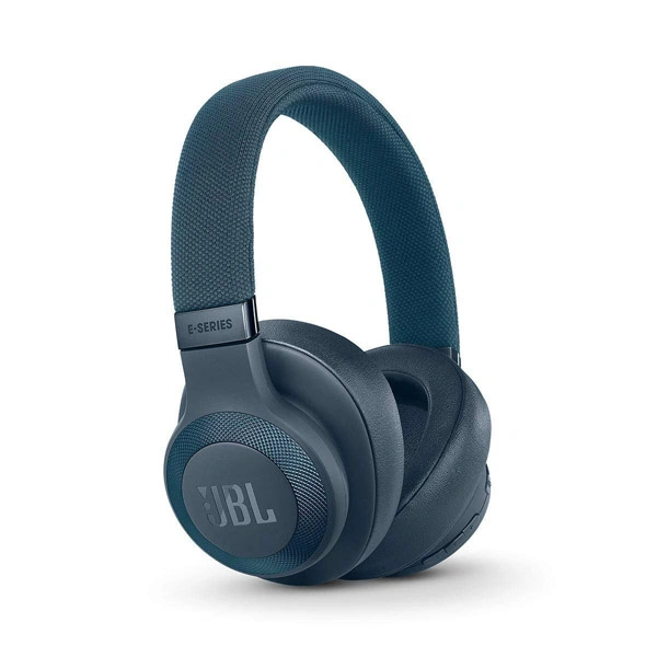 JBL E65BTNC Active Noise Cancelling Headphones - Blue - Blue