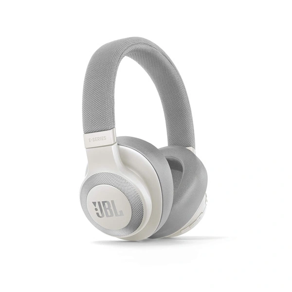 JBL E65BTNC Active Noise Cancelling Headphones - White - White