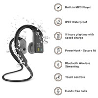 JBL Endurance Dive Bluetooth Wireless In Ear Earphones with Mic - Red - Red