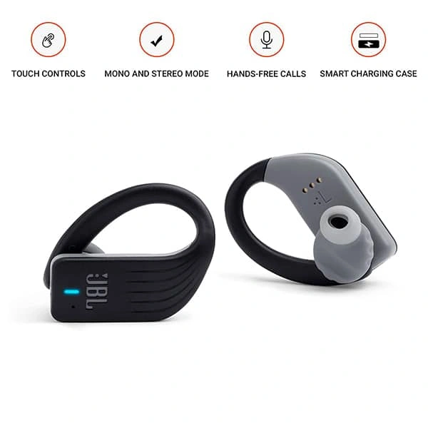 JBL Endurance Peak Bluetooth Truly Earbuds - Red - Red