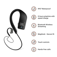 JBL Endurance Sprint Waterproof Wireless Earphones with Touch Controls - Red - Red