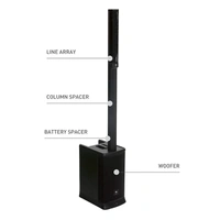 JBL Eon One MKII All-In-One Battery-Powered Column PA with Built-In Mixer and DSP