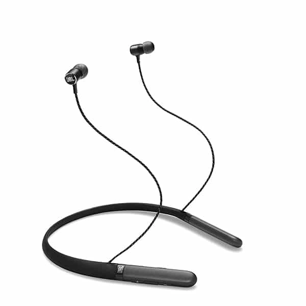 JBL Live 200BT Bluetooth Wireless Earphones with Mic - Black - Black