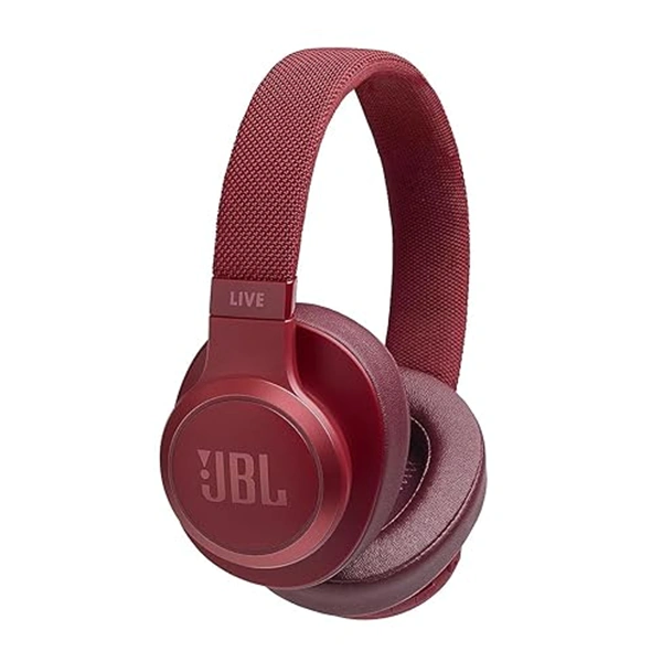 JBL Live 500BT Wireless Headphones with Mic - Red - Red