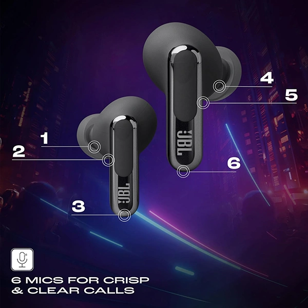 JBL Live Beam 3 True Wireless Earbuds - Silver - Silver