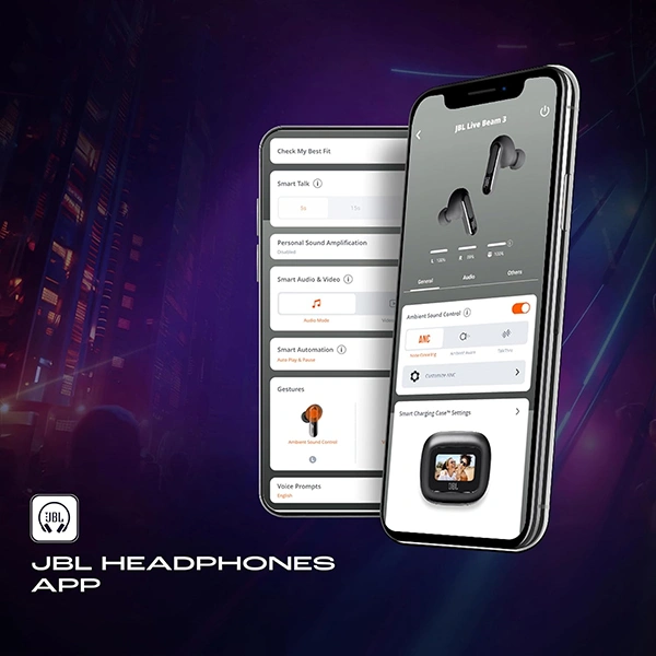 JBL Live Beam 3 True Wireless Earbuds - Silver - Silver