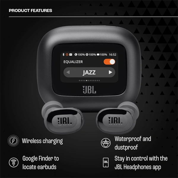 JBL Live Buds 3 True Wireless Earbuds - Silver - Silver