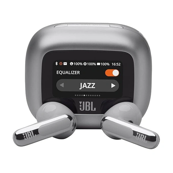 JBL Live Flex 3 Hi-Res Audio True ANC TWS Earbuds - Silver - Silver
