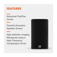 JBL Studio 630 6.5-inch 2-way Bookshelf Loudspeaker (Pair) - Black