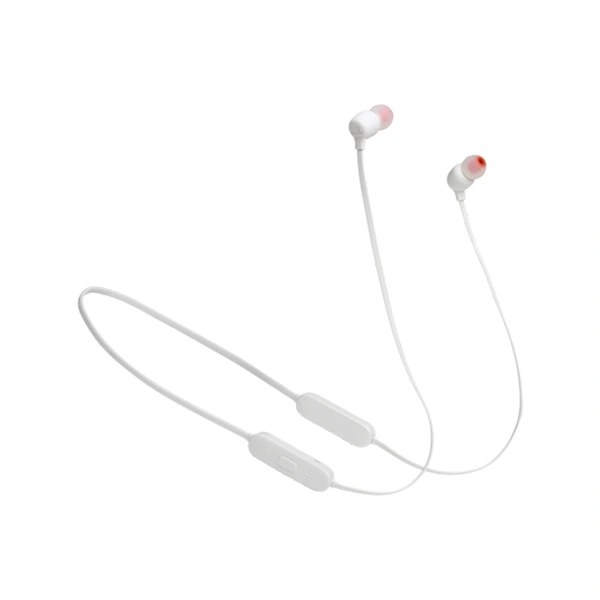 JBL Tune 125BT Flex Neckband with 16 Hour Playtime - White - White