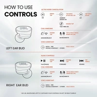 JBL Tune 130NC Wireless TWS Ear Buds With ANC - White - White