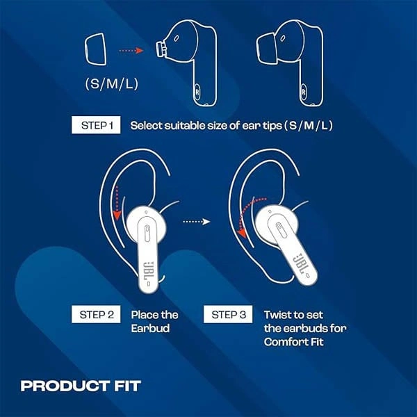JBL Tune 235NC in Ear Wireless ANC Earbuds