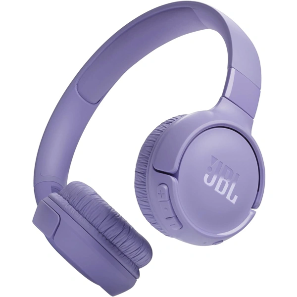 JBL Tune 520BT Wireless On Ear Headphones with Mic - Purple - Purple
