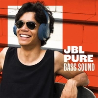JBL Tune 720BT Bluetooth Headphone with Mic - Blue - Blue