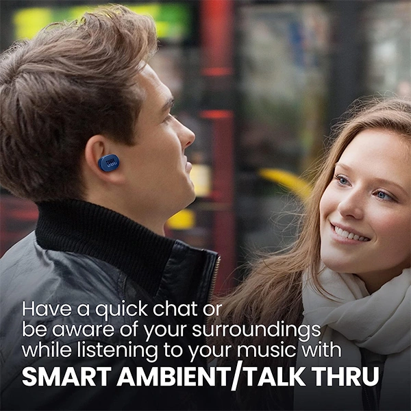 JBL Tune Buds True Wireless Earbuds With ANC - Blue - Blue