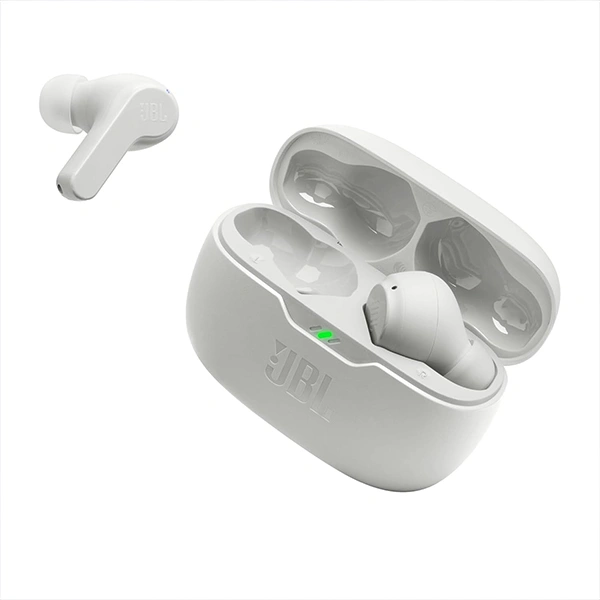 JBL Vibe Beam Earbuds - White - White