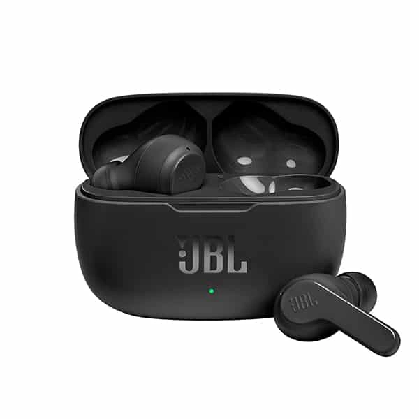 JBL Wave 200 True Wireless Earbuds with Mic - Black - Black