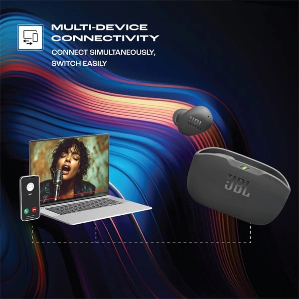 JBL Wave Buds 2 True Wireless Earbuds - White - White