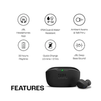 JBL Wave Buds Earbuds - Mint Green - Mint Green