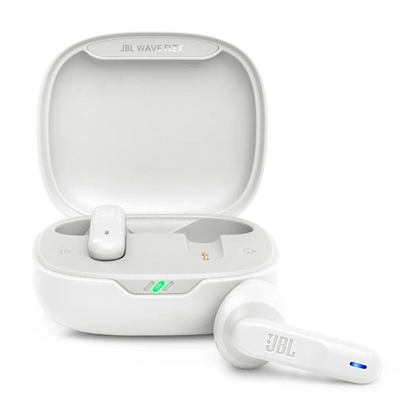 JBL Wave Flex in-Ear Wireless Earbuds TWS with Mic - White - White