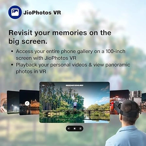 Jio Dive Smartphone Based Virtual Reality Headset for Entertainment