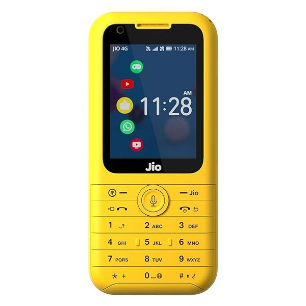 JioPhone Prima 4G Keypad Phone - Yellow - Yellow