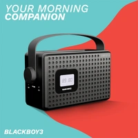 Just Corseca JUST Corseca Black Boy 3 Premium Wireless Bluetooth Speaker - Black - Black