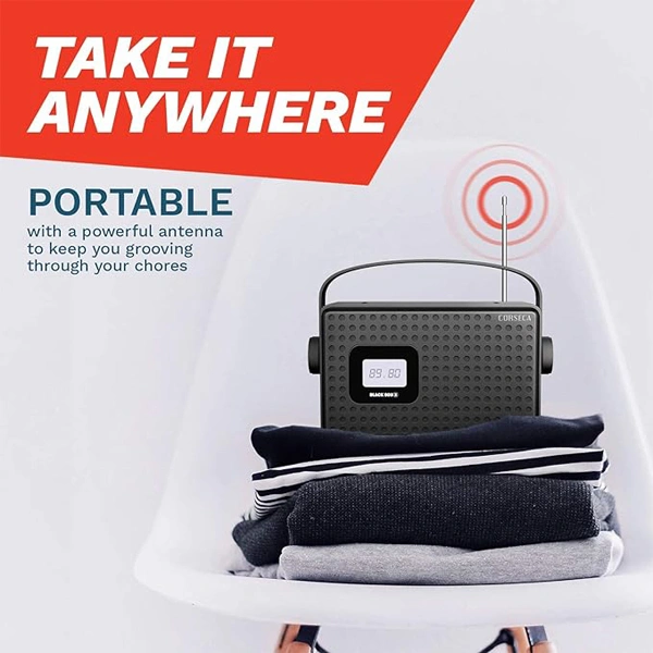 Just Corseca JUST Corseca Black Boy 3 Premium Wireless Bluetooth Speaker - Black - Black