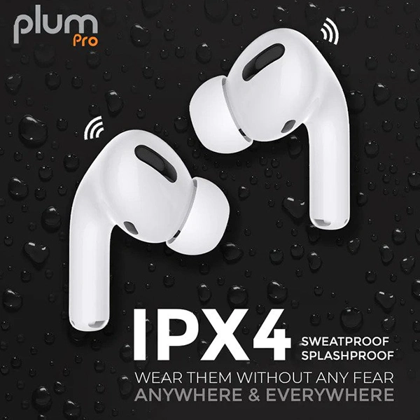 Just Corseca JUST CORSECA Plum Pro Wireless Powerbuds - Blue, White