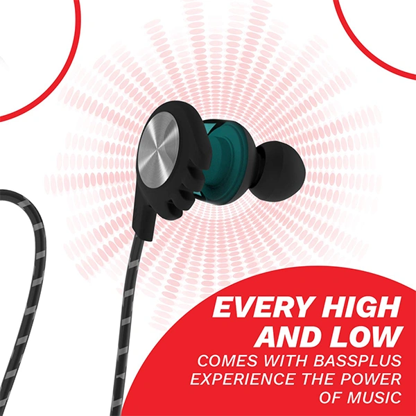 Just Corseca JUST CORSECA Scarlet Bassplus in-Ear Sporty Earphone