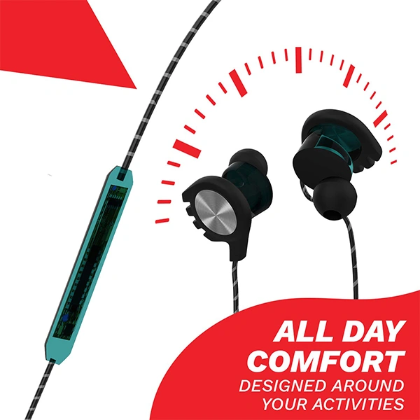 Just Corseca JUST CORSECA Scarlet Bassplus in-Ear Sporty Earphone