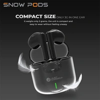 Just Corseca JUST CORSECA Snowpods Wireless Earbuds - Black - Black