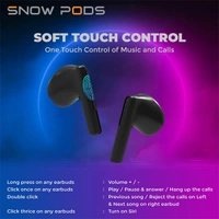 Just Corseca JUST CORSECA Snowpods Wireless Earbuds - Black - Black