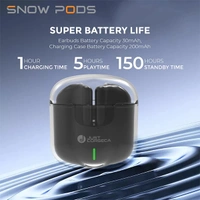 Just Corseca JUST CORSECA Snowpods Wireless Earbuds - Black - Black