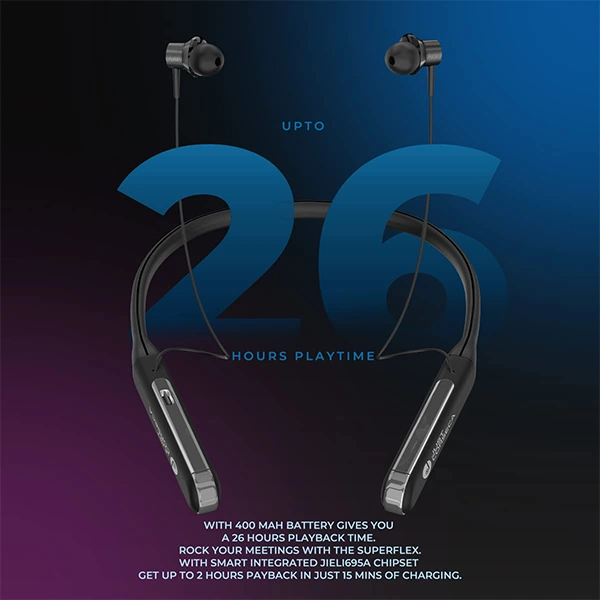 Just Corseca JUST CORSECA Solitaire Bluetooth Neckband - Blue, White